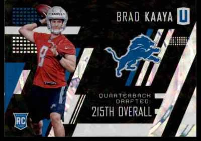 2017 PANINI UNPARALLELED BRAD KAAYA RC DETROIT LIONS #202 - Image 1 of 2