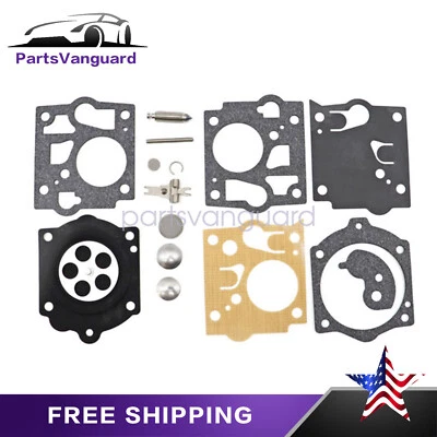 SOILLAR Carburetor Kit fit Walbro Homelite XL-12 Super XL Complete Carb Repair Saw