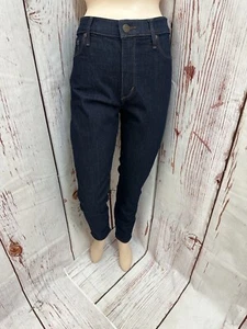 NWT LOFT MADE AND LOVED DARK WASH DENIM HIGH WAIST SKINNY JEANS SIZE 2 TCC - Picture 1 of 11