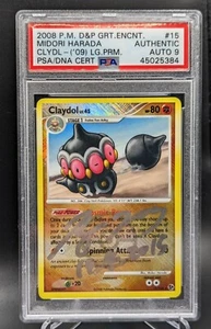 Pokemon Claydol 15/106 Xhatch PSA DNA Auto Midori Harada Authenticed Signature - Picture 1 of 2