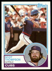 1983 Topps Scot Thompson #481 NM-MT or Better SetBreak Chicago Cubs