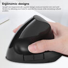 Vertical Mouse Black Wireless Office Gaming Rechargeable Computer Accessorie Sls