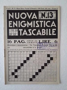 Nuova Enigmistica Tascabile n.13 novembre 1945 - Picture 1 of 1
