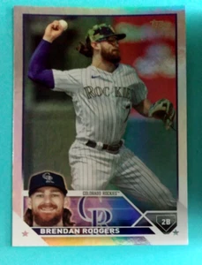 2023 TOPPS BASEBALL *** Brendan Rodgers: Silver *** #287 - Picture 1 of 2