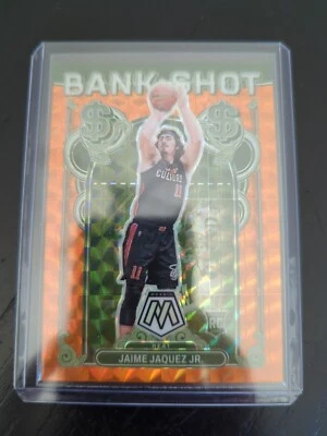 2023-24 Mosaic Jaime Jaquez JR. Bank Shot Orange Prizm Rookie #11 Card 17 /49 - Image 1 of 3