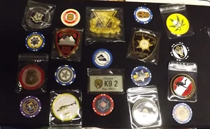 20 x Challenge Coins Lot Police State & Local #e - Picture 1 of 6