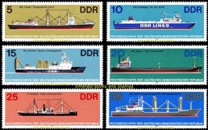 EBS East Germany DDR 1982 - Ocean-going Ships - Michel 2709-2714 - MNH** - Picture 1 of 7