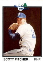 1989 Wausau Timbers Grand Slam #8 Scott Pitcher Tampa Florida FL Baseball Card