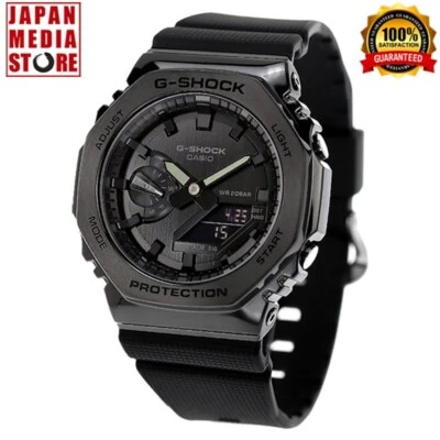 CASIO G-SHOCK GM-2100BB-1AJF Blackout Metal Case Chrono Analog Digital Men Watch - Image 1 of 4