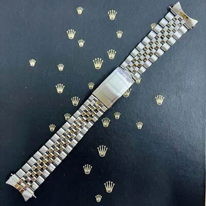 Rolex Datejust 1971 20mm Men's Jubilee Bracelet Steel Band 6251H End 55 Ref 1601 - Picture 1 of 11