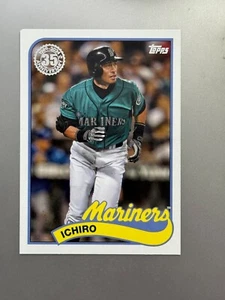 2024 Topps Series 1 Ichiro #89B-42 1989 35th Anniversary Insert Mariners MINT - Picture 1 of 2