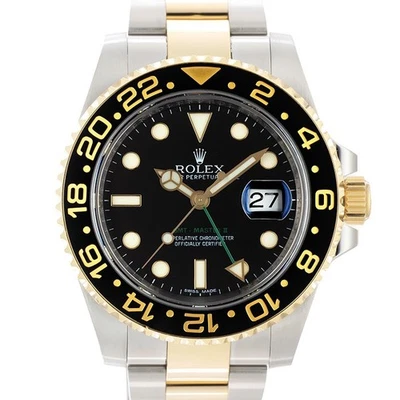 ROLEX GMT Master-II 116713LN Two-tone Warranty 2010 SN/#G - image 1 of 4