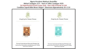Liberia 1999 Algeria President Abdelaziz Bouteflika - Rare Proof MNH - Picture 1 of 3