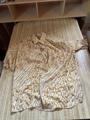 Camisa de seda Messori XL vintage hecha en Italia Foto 1 de 2