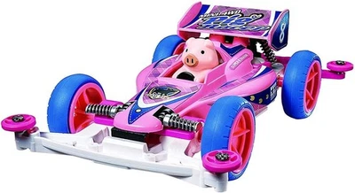 Tamiya Mini 4WD Pig Racer Pink Edition with Pig Driver Figure – Brand New - Image 1 of 4