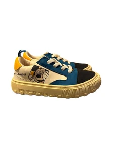 Zara Kids Mickey And Friends Disney Sneakers Zip Close Size 24 - Picture 1 of 9