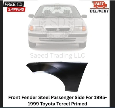 Guardabarros delantero de acero lado del pasajero para Toyota Tercel 1995-1999 cebado Foto 1 de 4