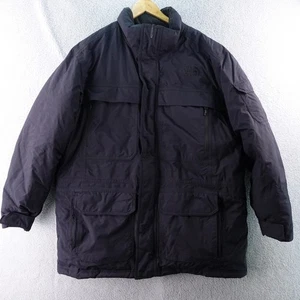 Chaqueta Parka acolchada negra grande The North Face para hombre Abrigo de invierno con capucha - Imagen 1 de 7