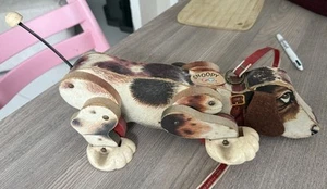 413/ fisher price snoopy Rarität von 1961,Holz Nachziehtier,USA,181 Sammlerstück - Bild 1 von 6