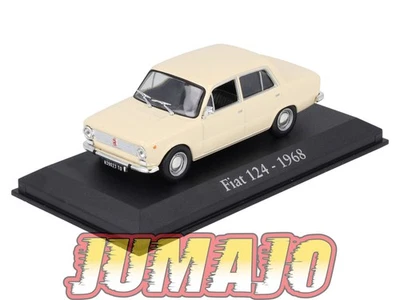 JUMAJO RBA18 voiture 1/43 RBA Italie IXO : FIAT 124 1968