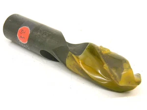 RESHARPENED NEW YORK CO. HSS METRIC SPOTTING TWIST DRILL 34.00mm (1.339") - Foto 1 di 1