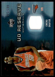 2006-07 UD Reserve Materials #EO Emeka Okafor Jersey /100