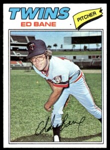 1977 Topps Baseball Ed Bane Minnesota Twins #486