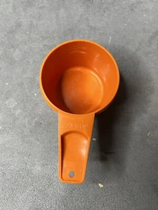 Taza medidora anidación 2/3 tazas naranja 763-7 repuesto 1970 de colección - Imagen 1 de 6