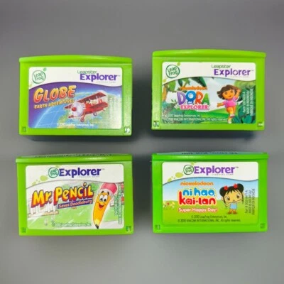 LeapFrog LeapPad Explorer Game Dora Explorer Ni Hao Globe Adventures Mr. Pencil - Image 1 of 2