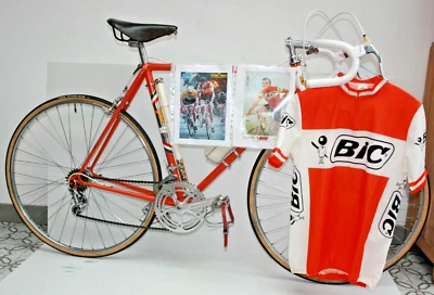 ANCIEN VELO DE COURSE PRO ANQUETIL BIC CAMPAGNOLO RECORD 1967 OLD BIKE EROICA 60 - Photo 1/4