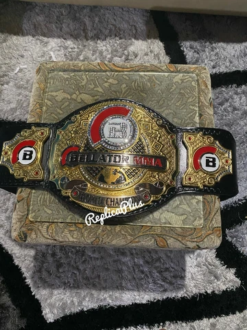 Bellator MMA Championship Replica Belt, Bellator kickboxing Title, 4mm Zinc Cover