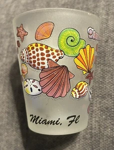 MIAMI FLORIDA MUSCHELN SOUVENIR 3" SCHUSSGLAS 🙂 - Bild 1 von 2