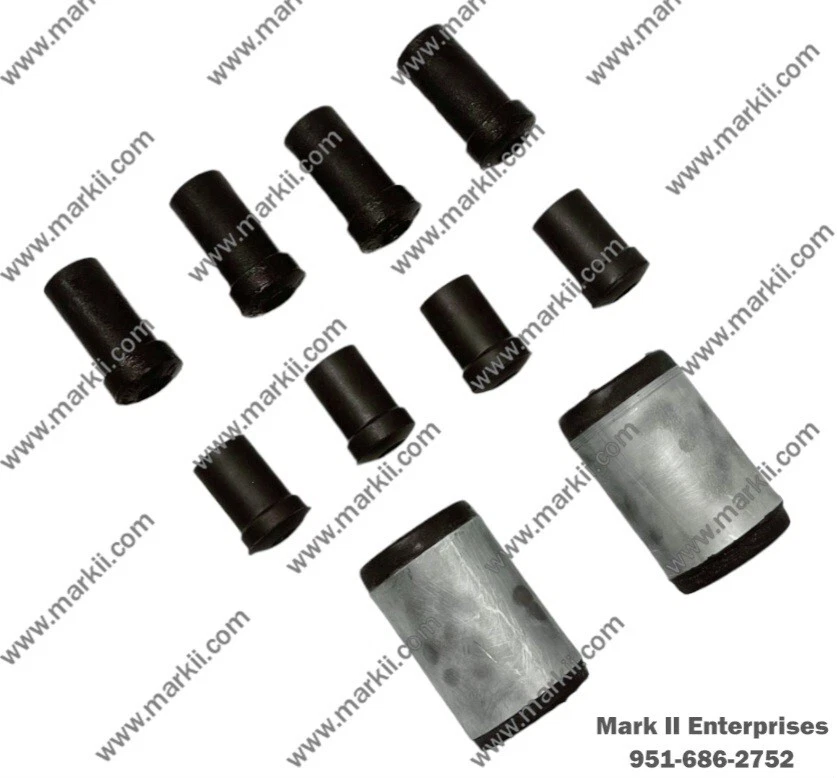1964-69 Lincoln Continental ONLY Rear Leaf Spring Rubber Bushing Kit NEW - Image 1 of 1
