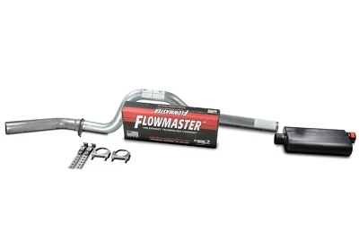 96-99 Chevy GMC CK1500 CK2500 3" Single Exhaust Kit Flowmaster 50 Series Corner - Image 1 of 2