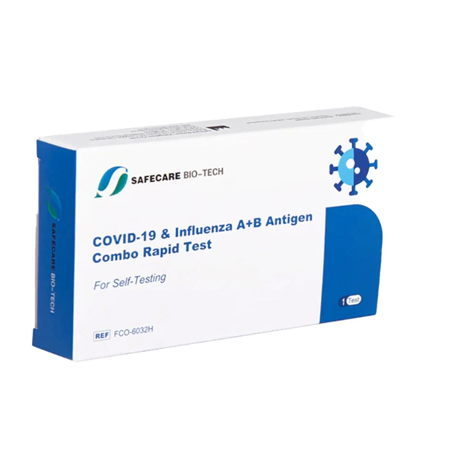 SAFECARE BIOTECH 10 x SafeCare-COMBO Antigen-Schnelltest Nasal Laientest Co-Vi + Influenza A+B