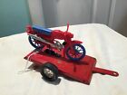 Vintage Nylint  Motorcycle Trailer Red Single Axle Nice Condition