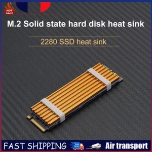 # Radiateur thermique pour disque dur SSD M.2 pour SSD NVMe 2280 (or) - Bild 1 von 10