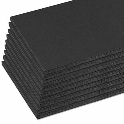 Pack of 10 11x14 Acid Free Foam Boards Black Foam Core 3/16" Thick - Image 1 of 4