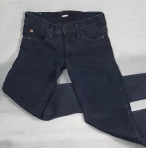 Hudson Jeans Nico Super Skinny Womens Size 24 Black Blue Patterned Stretch USA - Picture 1 of 11