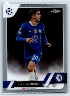Christian Pulisic 2023 Topps Chrome UEFA   #144 Chelsea - Image 1 of 2