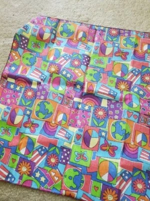 PSICODÉLICO AÑOS 60 ESTILO HIPPIE AMOR BRILLO MULTI BANDANA HANKY VAQUERO OCCIDENTAL  Foto 1 de 4