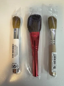 3 bareMinerals Bare Escentuals Brushes Tapered & Angled Blush & Flawless Face - Picture 1 of 3