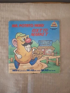 Vintage 1984 Mr Potato Head Goes to Market Book & Record - Bild 1 von 3