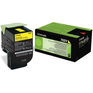 Lexmark 702Y Genuine Yellow Toner Cartridge 70C20Y0 for Lexmark CS310dn CS410dn - Picture 1 of 1