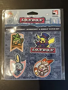 Pokémon 2022 London World Championships Pokémon Center Exclusive Patch Set - NEW - Picture 1 of 2