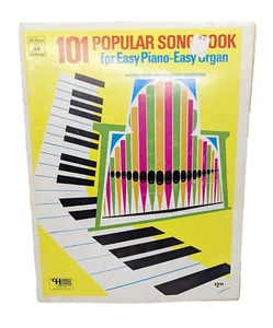 Libro de partituras 101 populares para piano fácil-órgano fácil 1962 - Imagen 1 de 4