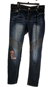 Rocawear 1999 Blue Jeans 5 Pocket Men's / Women's Size 16 Pre-owned - Picture 1 of 12