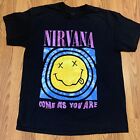 Nirvana Shirt Unisex Large Black Come as You Are Graphic EUC