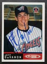 2002 Topps (Total) SIGNED: Jeff DaVanon, ANGELS #906