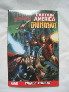 Marvel Action Book - Thor Captain America Iron Man Triple Threat~New~LBDSC - Imagen 1 de 2